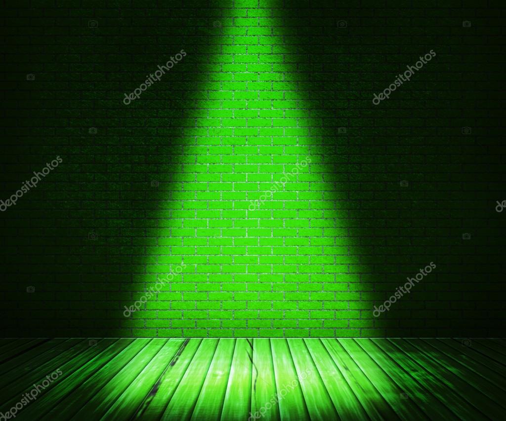 Spotlight Green green interior spotlight background stock photo Spotlight Green green interior spotlight background stock photo