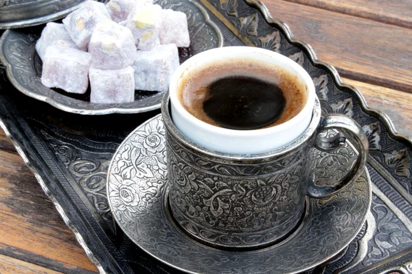 Turkish coffee and turkish delight