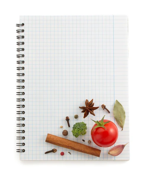 Food ingredients and recipe book