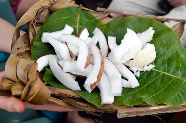 Tropical food in Aitutaki Lagoon Cook Islands