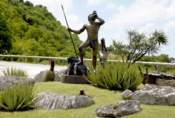 Savaku the Arawak spirit of St. Barths representing the forces of nature, including hurricanes at St Barth, French West Indies.