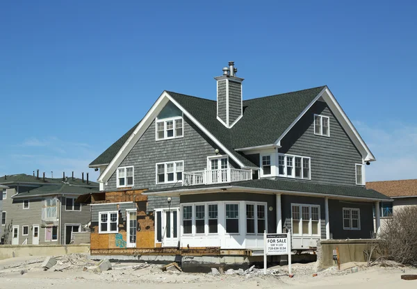 Destroyed beach property for sale in devastated area six months after Hurricane Sandy