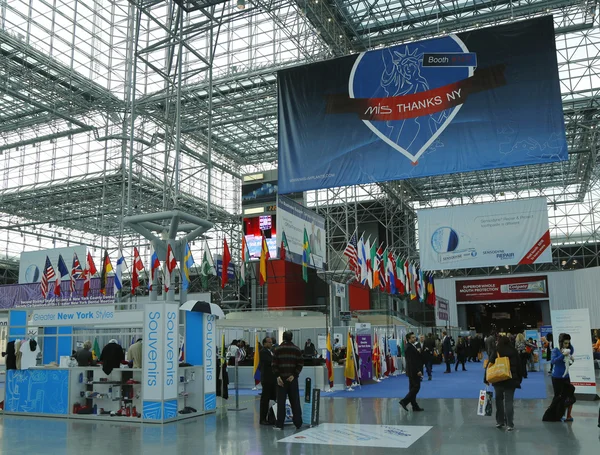 Registration area at the Greater NY Dental Meeting at Javits Center in New York