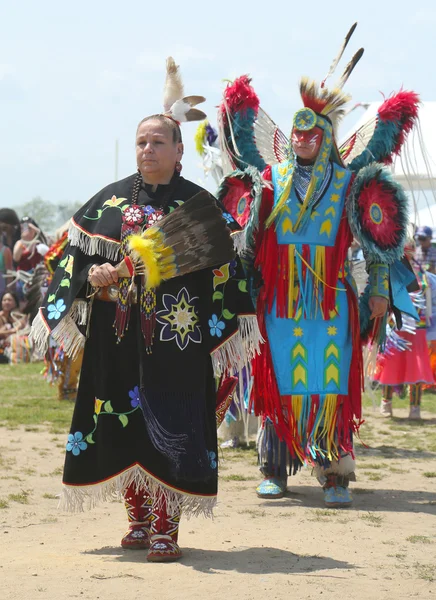 Unidentified Native American dancers at the NYC Pow Wow