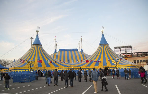 Cirque du Soleil circus tent at Citi Field in New York