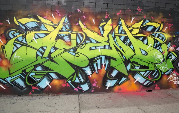 Graffiti at East Williamsburg neighborhood in Brooklyn, New York