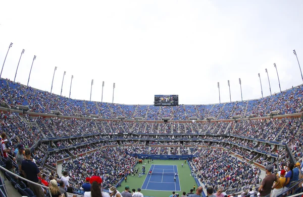Arthur Ashe Stadium at the Billie Jean King National Tennis Center during US Open 2013 tournament