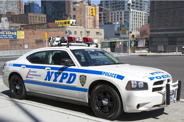 NYPD highway patrol car in Manhattan
