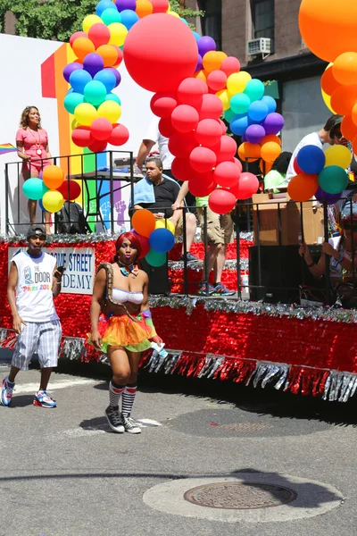 LGBT Pride Parade participants in New York City