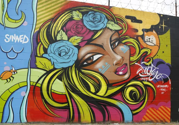 Mural in Astoria section in Queens
