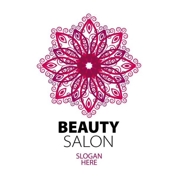 Abstract logo lace for beauty salon