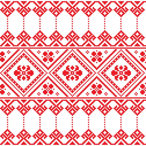 Ukrainian folk art floral embroidery pattern or print