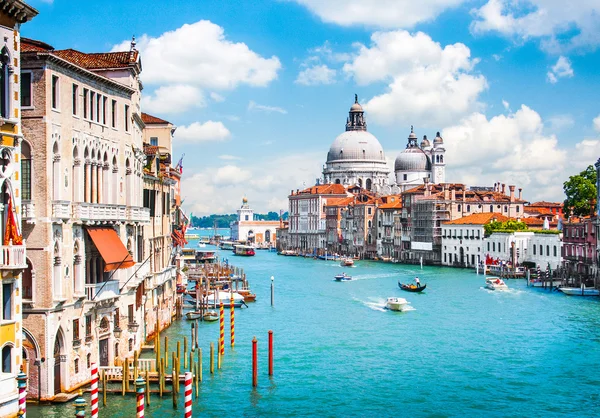 Canal Grande with Basilica di Santa Maria della Salute in Venice, Italy