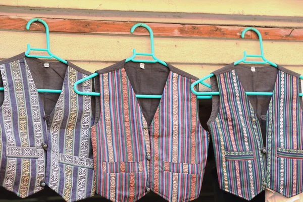 Nepali vests hanging in cloth shop. Bhaktapur-Nepal. 0229