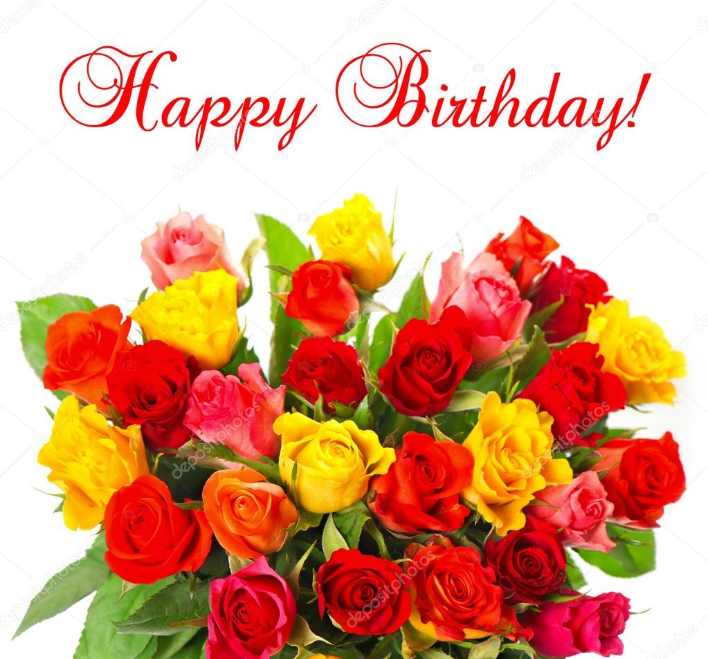 Открытки happy birthday женщине красивые английские с цветами 37