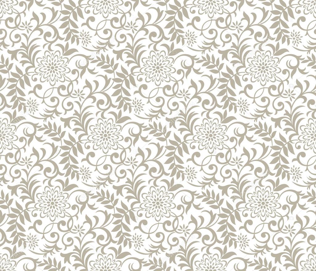 Seamless fancy floral background — Stock Vector © malkani #44468579