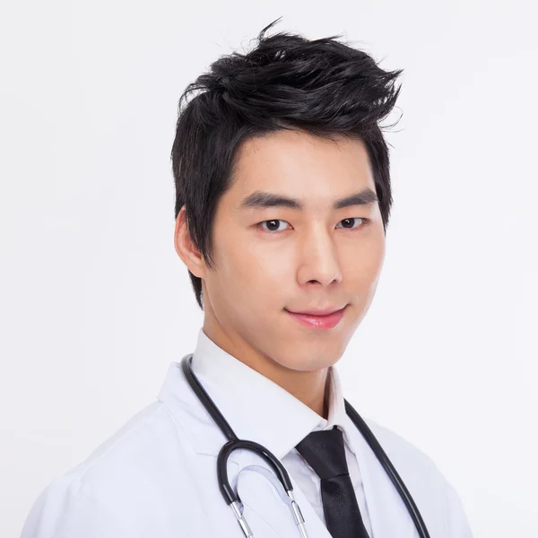 Young Asian doctor close up shot