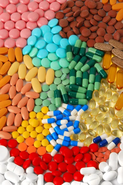Various pills, tablets and capsules