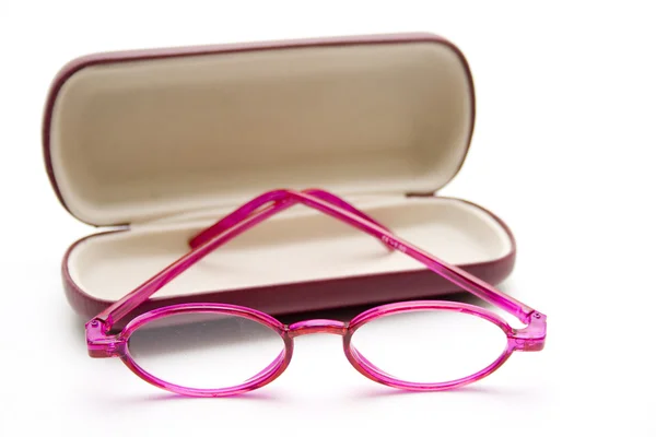 Reading glasses with spectacle case