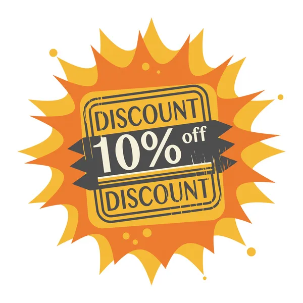 10 percent Off, Discount stamp — Stock Vector © _fla 32648035