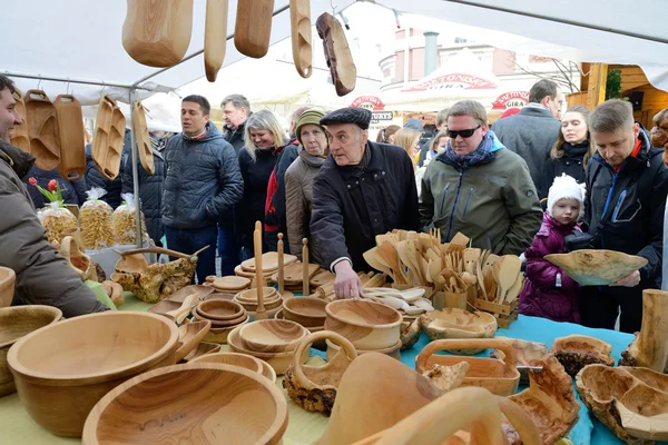Kaziuko fair on Mar 8, 2014 in Vilnius, Lithuania