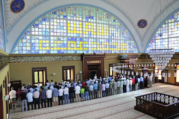 Istoc mosque ritual of worship centered in prayer, Istanbul, Tur