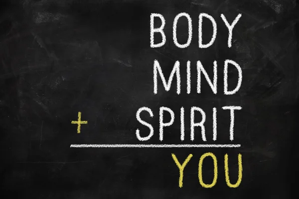 You, body, mind, soul, spirit
