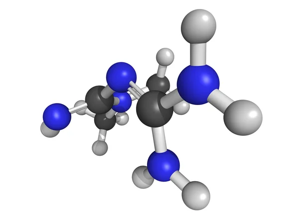 Chemical structure of metformin