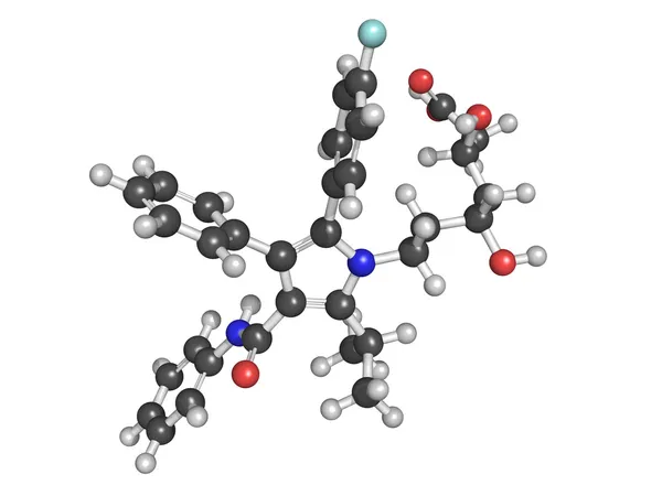 Atorvastatin cholesterol lowering drug (statin class), chemical