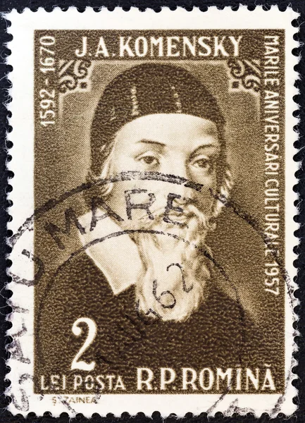 ROMANIA - CIRCA 1957: A stamp printed in Romania from the \