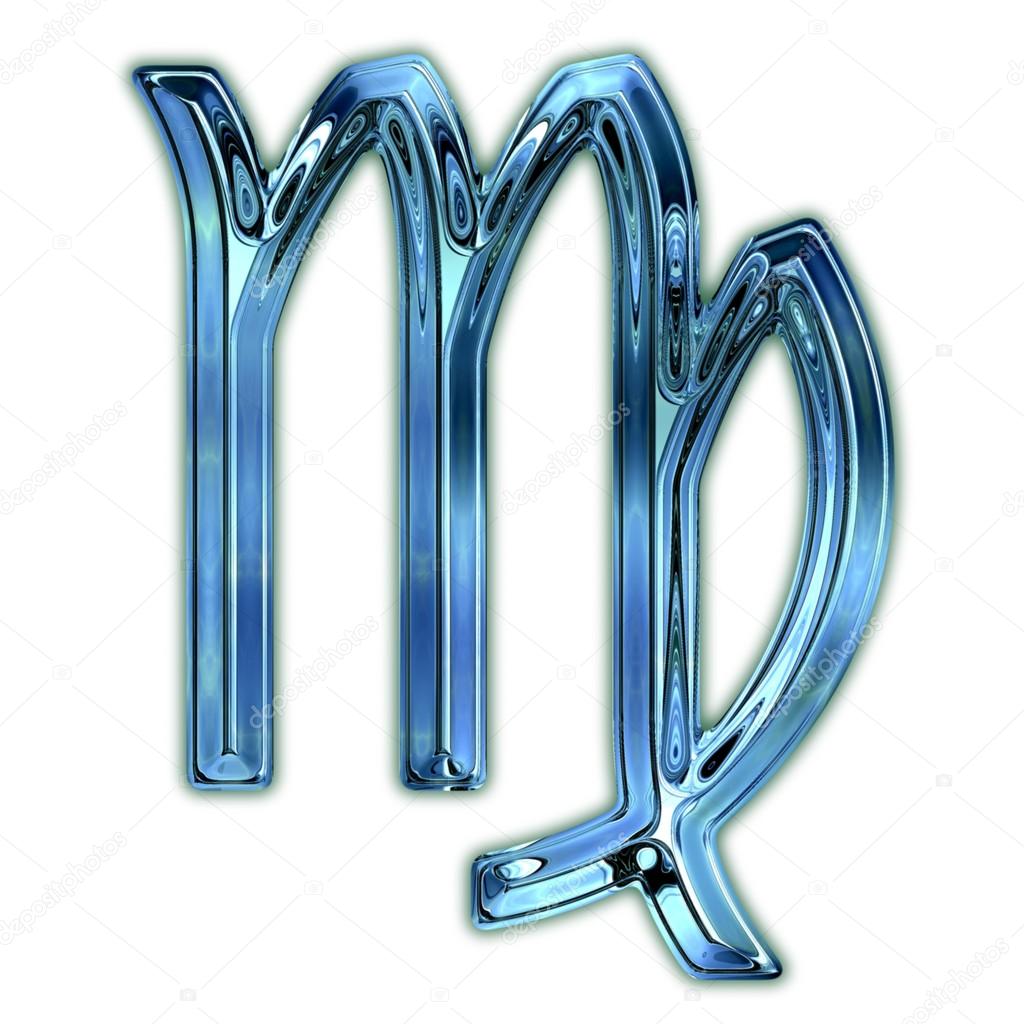 Jungfrau Sternzeichen symbol — Stockfoto #28940581