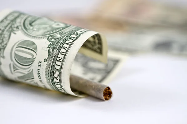 Smoking is the emission of money