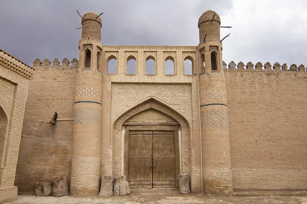 The gates of the old city of Khiva, Uzbekistan