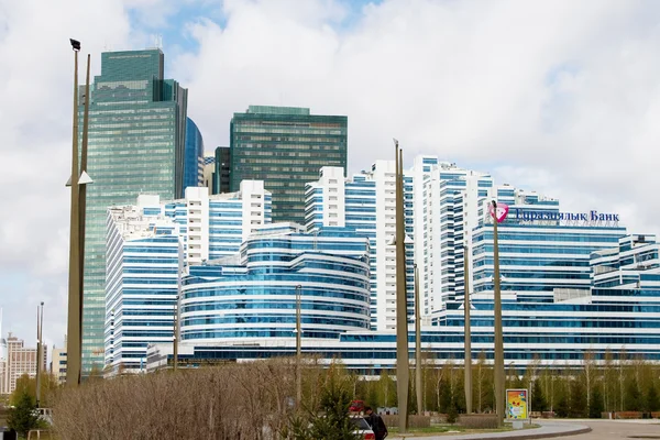 ASTANA, KAZAKHSTAN - APRIL 27: New business district in the capital of Kazakhstan on April 27, 2013 in Astana.