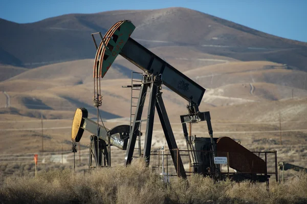 Pumping oil in Kern County, California