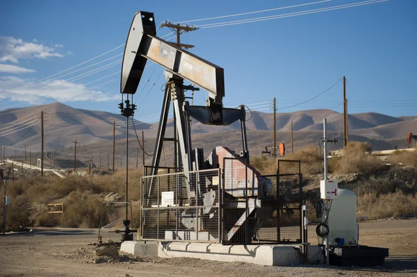 Pumping oil in Kern County, California