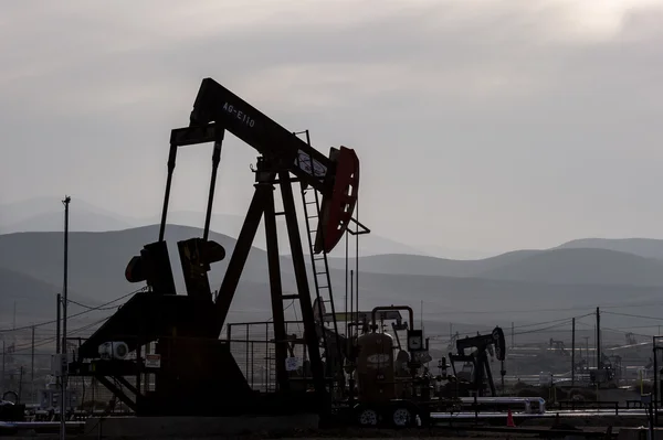 Pumping oil in Kern County, California