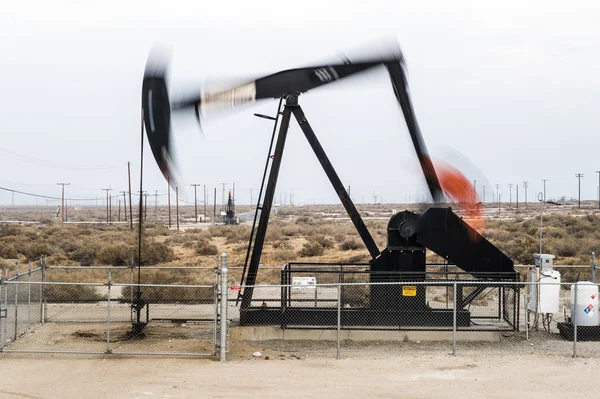 Pumping oil in Kern County, California