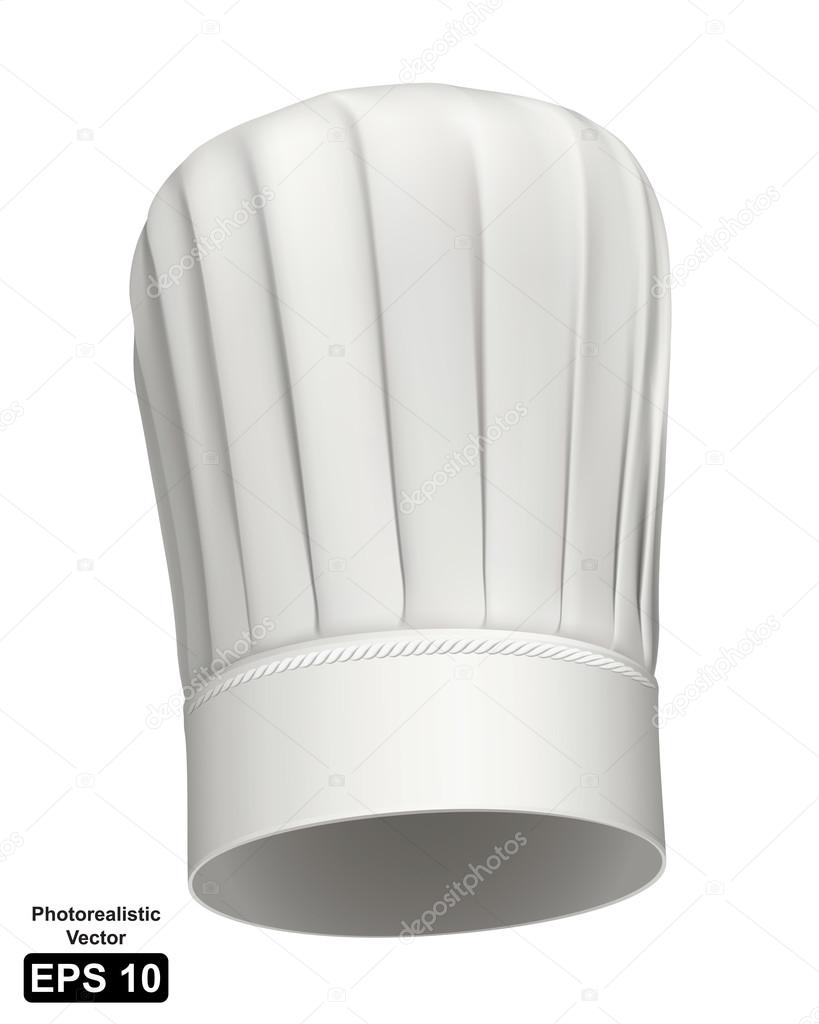 Tall Chef Hat Images ai-generated-white-chef-hat-uniform-36050370-png