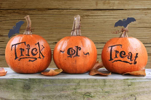 Trick or treat pumpkins