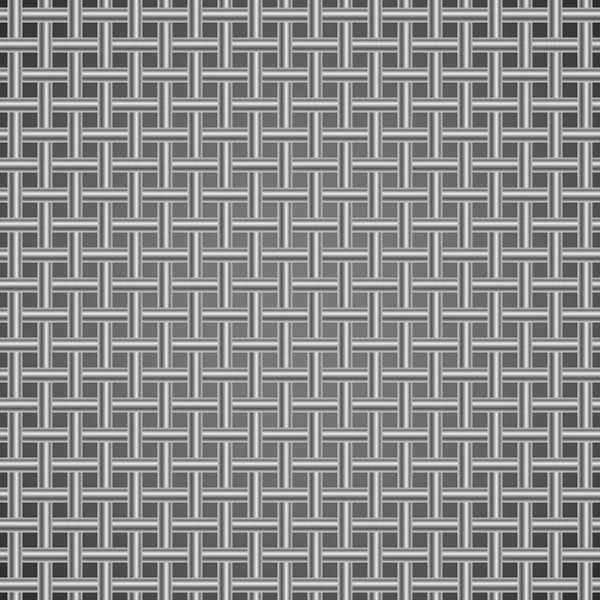 Seamless crossing rods silver grill vector background.