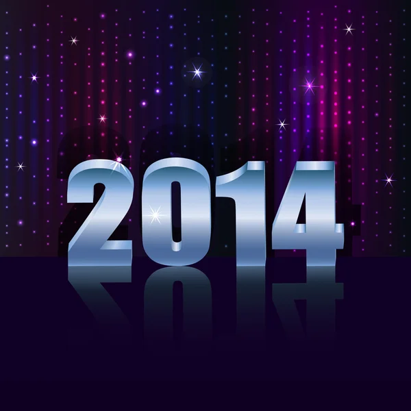 New 2014 year holiday vector background with copy space.