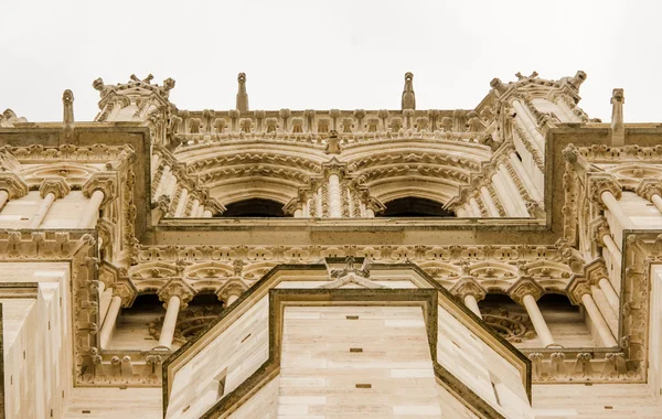 Notre Dame de Paris facade detail