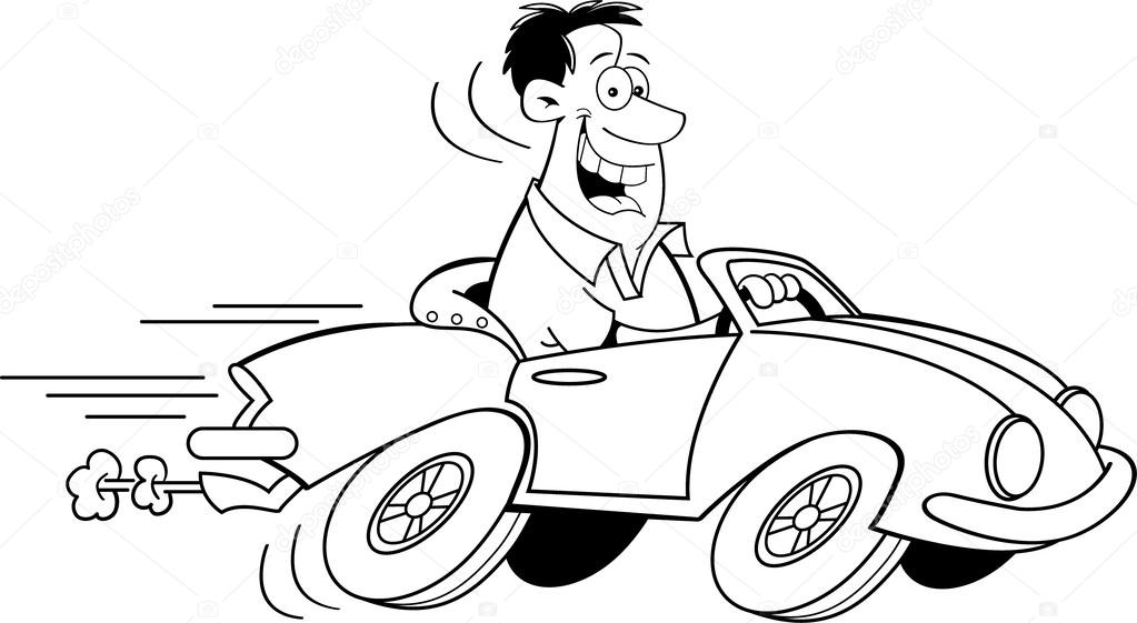 car zooming clipart - photo #18