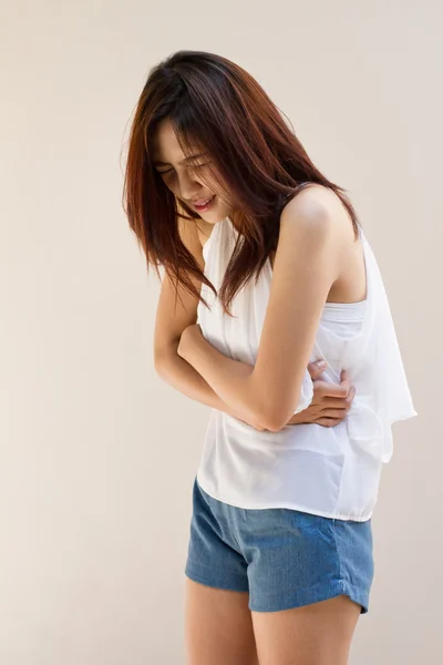 Menstruation pain or stomach ache, mild pain