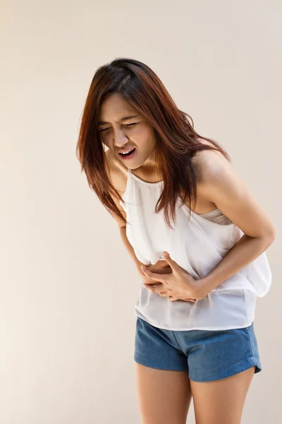 Menstruation pain or stomach ache, severe pain