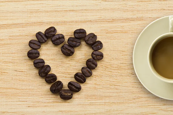 Heart of coffee