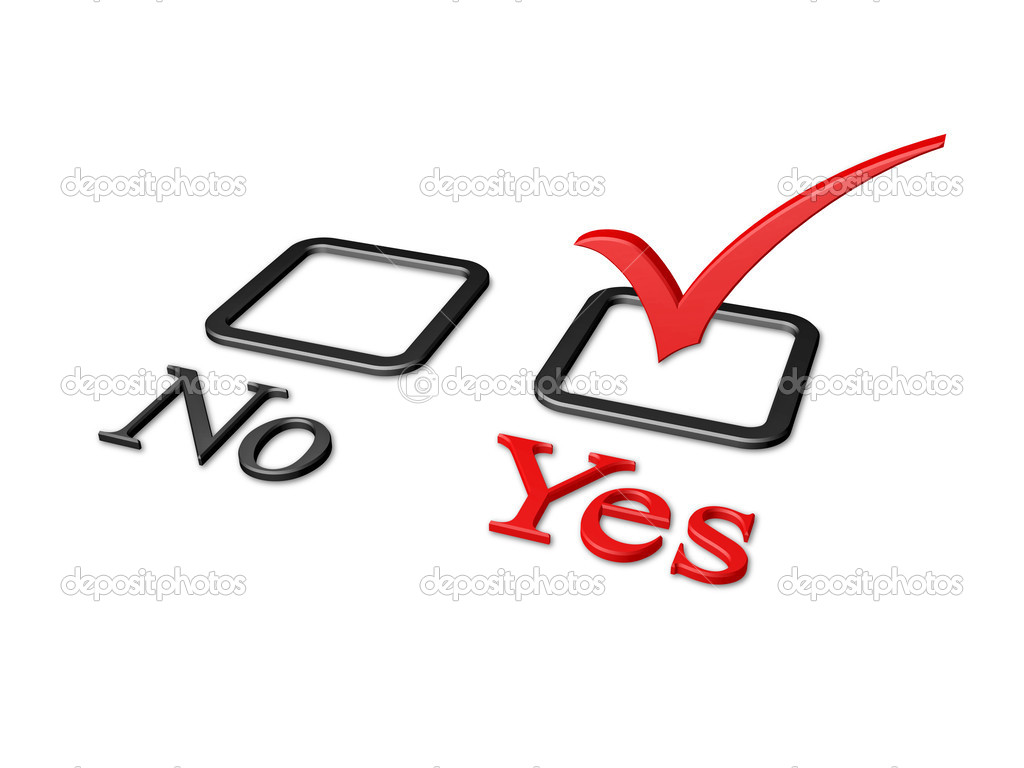 Marca Sim ou não — Fotografias