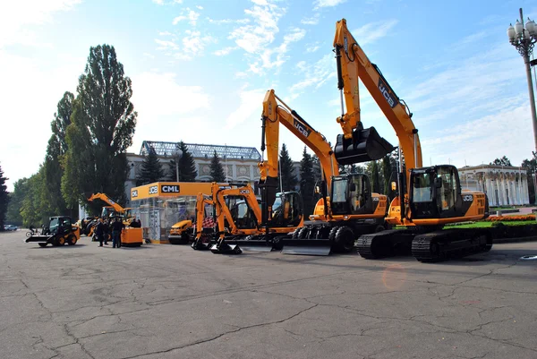 Construction machinery exhibition in Kiev
