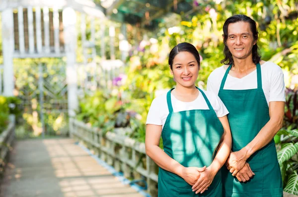 Greenhouse workers